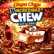 Chupa Chups Incredible Chews 45gm - Cola (Case of 20)