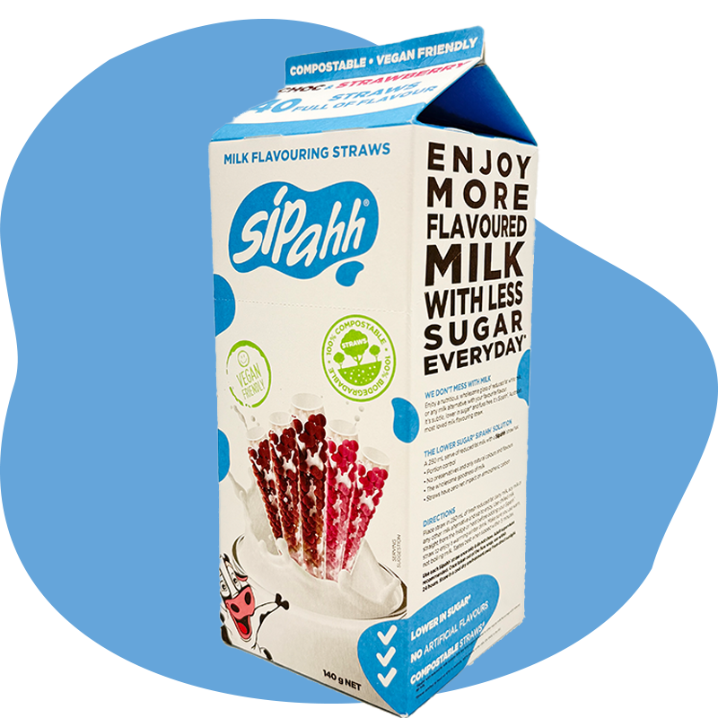 Australian SIPAHH Flavour Straws Bulk Pack (40 Pieces)