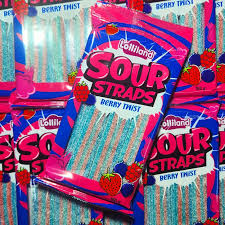Lolliland Sour Straps 160gm - Berry Twist