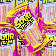 Lolliland Sour Straps 160gm - Passion Punch