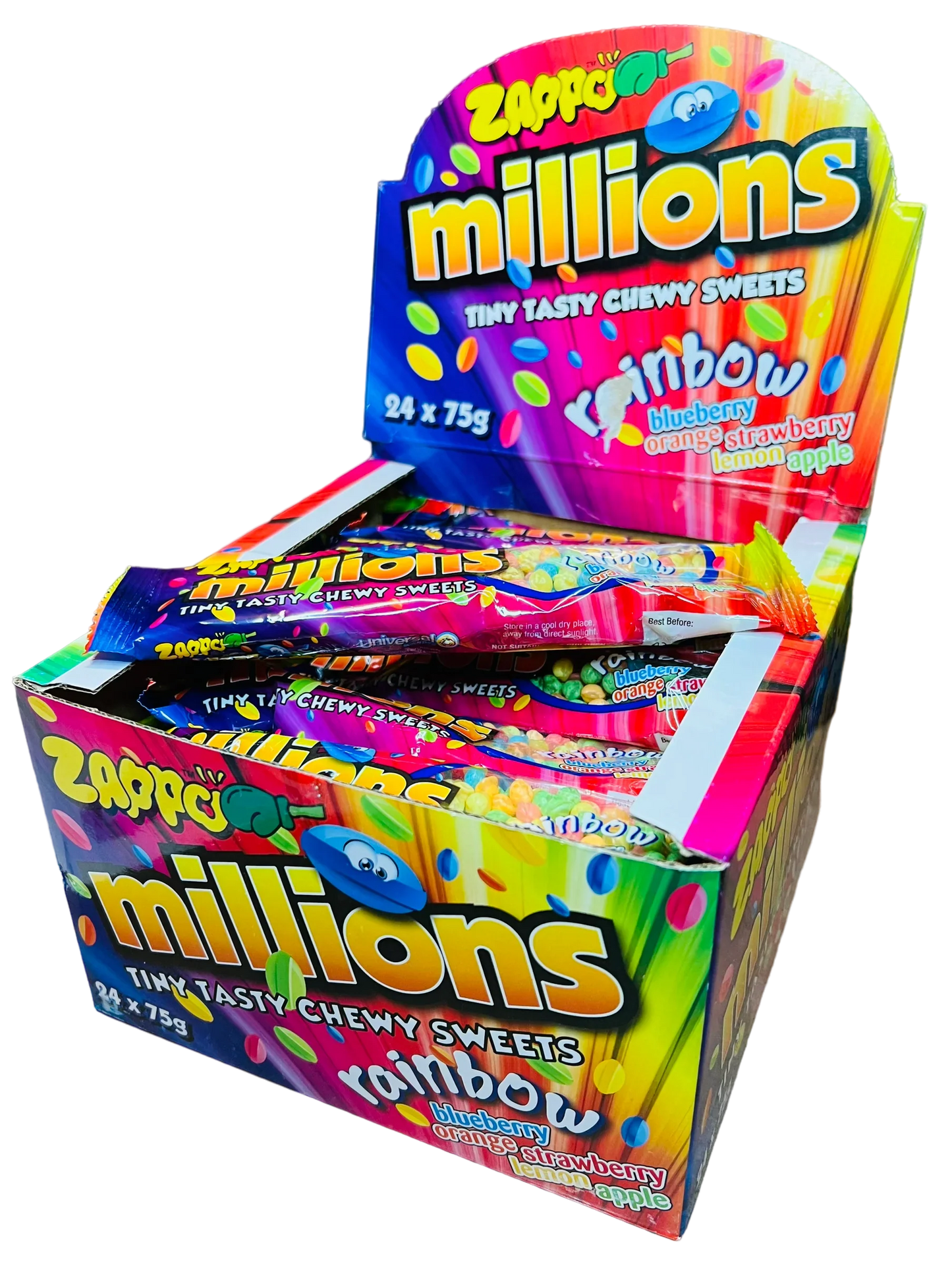 Australian Zappo Millions Rainbow 75gm - Case of 24