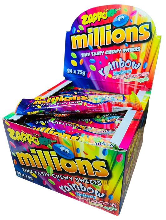 Australian Zappo Millions Rainbow 75gm - Case of 24