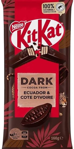Australian Kit Kat Block Dark - 160gm (Case of 13)