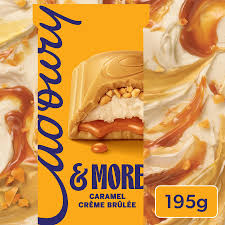 Australian Cadbury & More -  Creme Brulee 195gm (Case of 15)