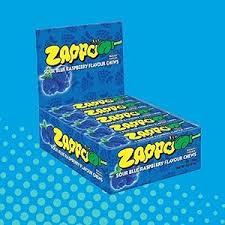 Australian Zappo Bulk Box – Sour Blue Raspberry (Case of 30)