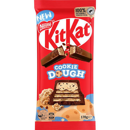 Australian Kit Kat Block Cookie Dough 170gm (Case of 13)