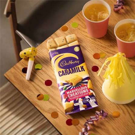 Australian Cadbury Block - Marvelous Creations Caramilk 190gm (Case of 15)