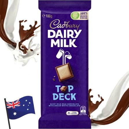 Australian Cadbury Block - Top Deck 180gm (Case of 15)