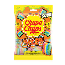 Australian Chupa Chups Candy Bags 150gm - Sour Bites (Case of 12)