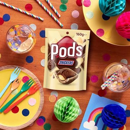 Australian Pods - Snickers 160gm (Case of 15)