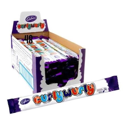 Australian Cadbury Curly Wurly (Case of 48)