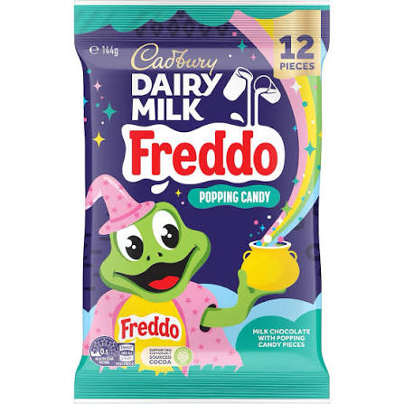 Australian Freddo Popping Candy Bag x12 Pieces (Case of 6)