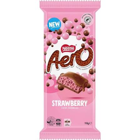 Australian Aero Strawberry Block 118gm (Case of 13)