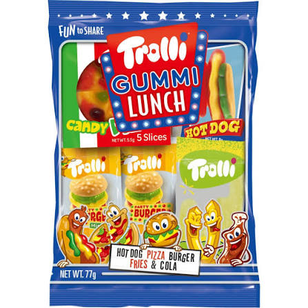 Trolli Gummy Lunch Bag 77gm (Case of 12)