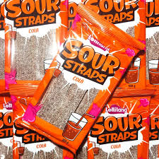 Lolliland Sour Straps 160gm - Cola