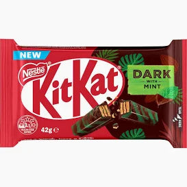 Kit Kat Dark + Mint 4x Finger 42gm (Case of 48)