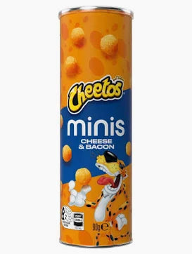 Australian Cheetos Minis Cheese & Bacon Balls Tin 90gm (Case of 12)