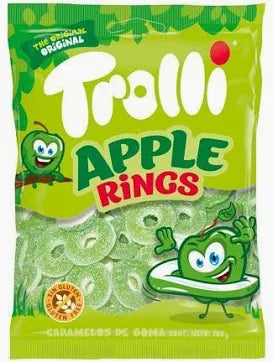 Trolli Apple Rings 100gm - (Case of 12)