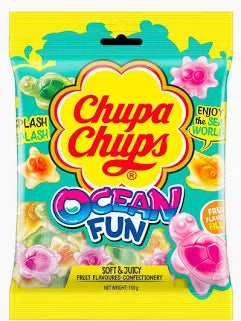 Australian Chupa Chups Candy Bags 150gm - Ocean Fun (Case of 12)