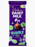 Australian Cadbury Block -  Bubbly Mint 160gm (Case of 15)